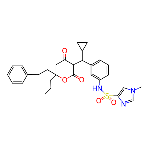 Chemical structure of BindingDB Monomer ID 1010