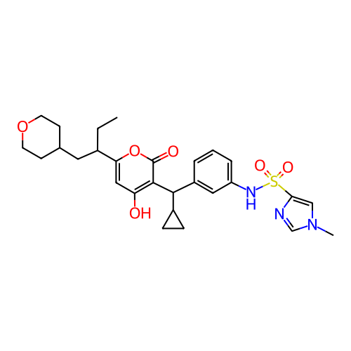 Chemical structure of BindingDB Monomer ID 1179