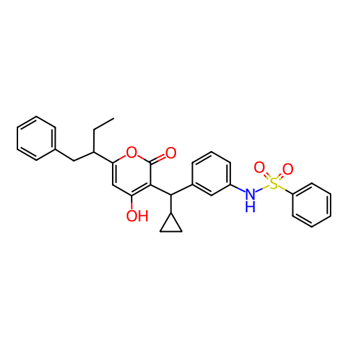 Chemical structure of BindingDB Monomer ID 1186