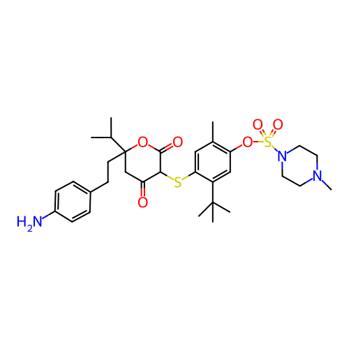 Chemical structure of BindingDB Monomer ID 2555
