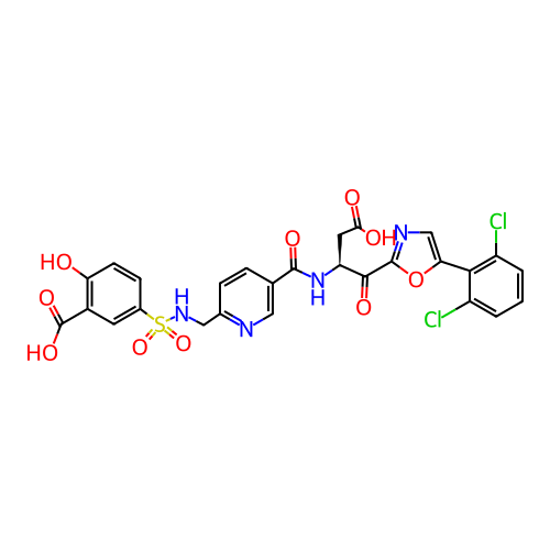 Chemical structure of BindingDB Monomer ID 278