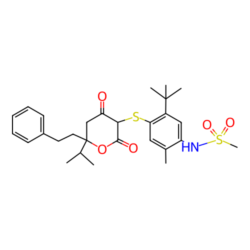 Chemical structure of BindingDB Monomer ID 421