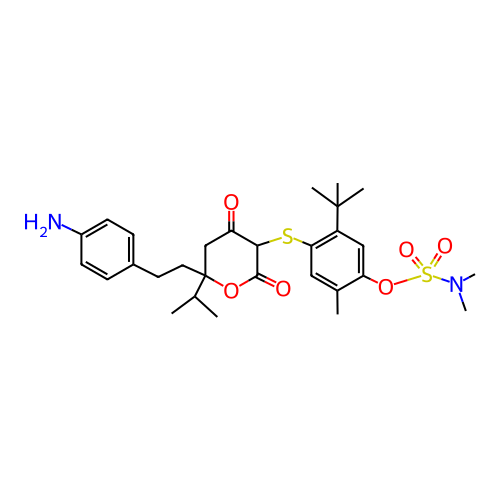 Chemical structure of BindingDB Monomer ID 461