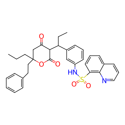 Chemical structure of BindingDB Monomer ID 547