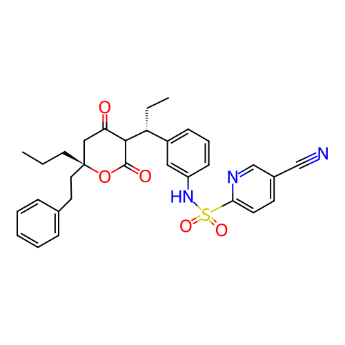 Chemical structure of BindingDB Monomer ID 554