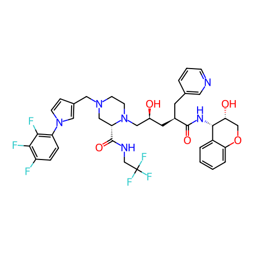 Chemical structure of BindingDB Monomer ID 9140