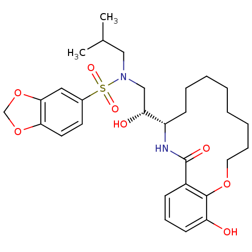 Chemical structure of BindingDB Monomer ID 9268