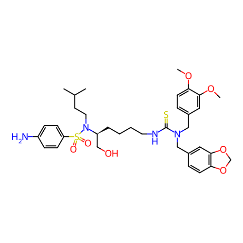Chemical structure of BindingDB Monomer ID 9845
