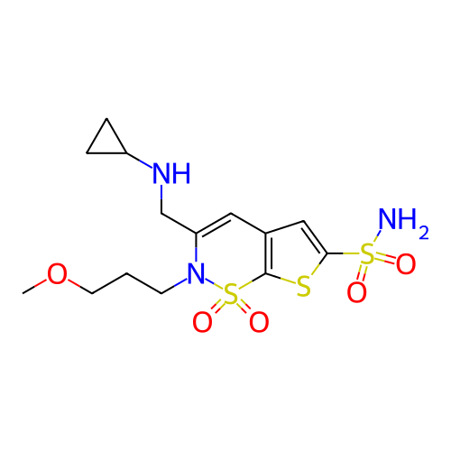 Chemical structure of BindingDB Monomer ID 11417