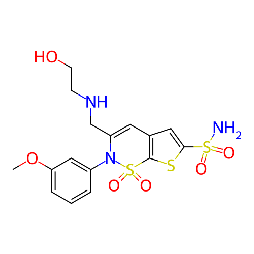 Chemical structure of BindingDB Monomer ID 11421