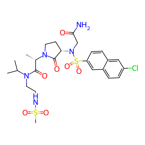 Chemical structure of BindingDB Monomer ID 12542