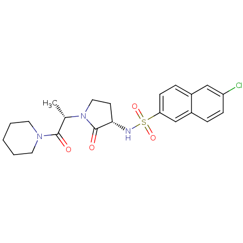 Chemical structure of BindingDB Monomer ID 12557