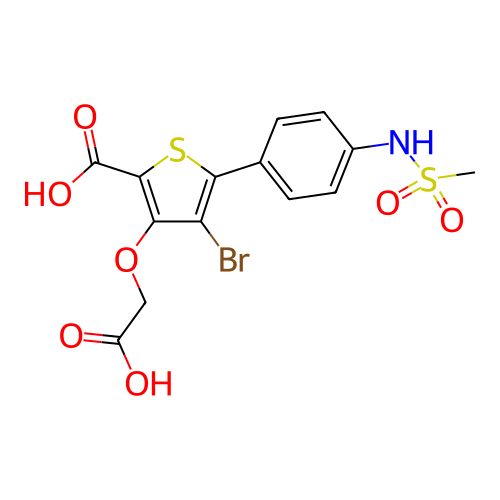 Chemical structure of BindingDB Monomer ID 14261