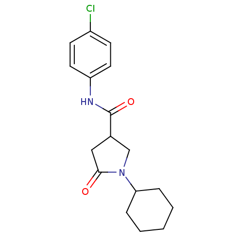 Chemical structure of BindingDB Monomer ID 15654