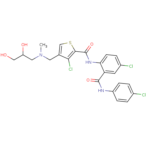 Chemical structure of BindingDB Monomer ID 17253