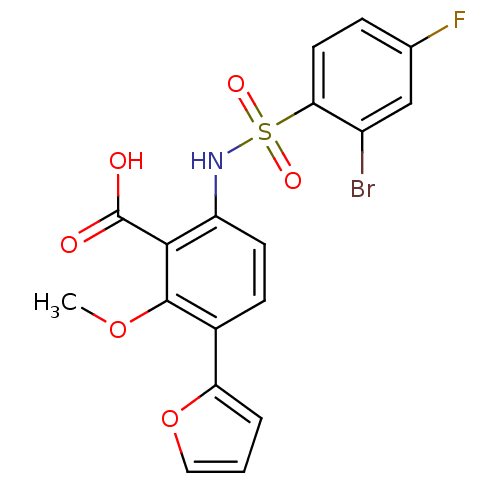 Chemical structure of BindingDB Monomer ID 17619