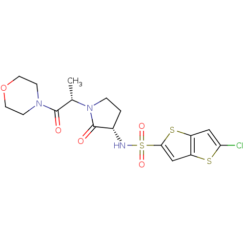 Chemical structure of BindingDB Monomer ID 17645