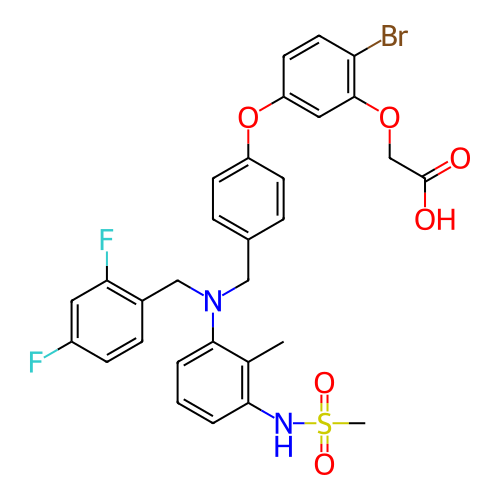 Chemical structure of BindingDB Monomer ID 19236