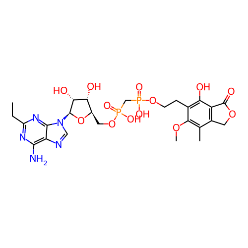 Chemical structure of BindingDB Monomer ID 19267