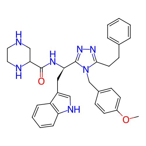 Chemical structure of BindingDB Monomer ID 19345
