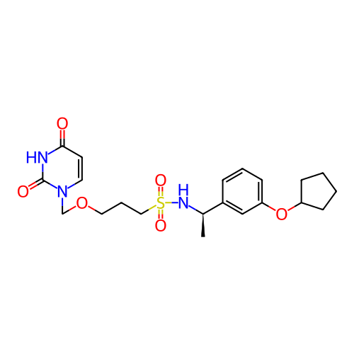 Chemical structure of BindingDB Monomer ID 101745