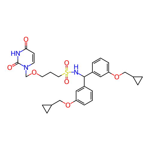 Chemical structure of BindingDB Monomer ID 101757