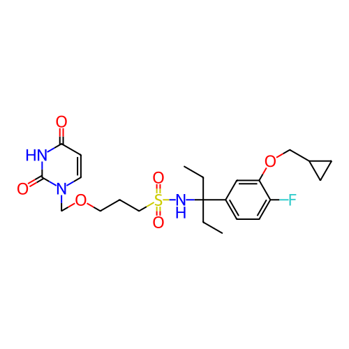 Chemical structure of BindingDB Monomer ID 101760