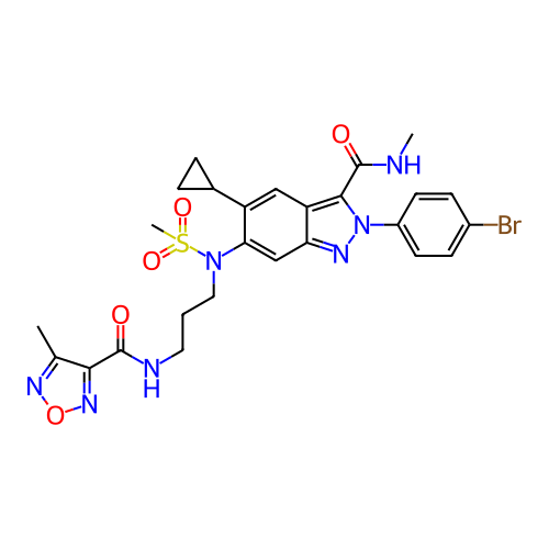 Chemical structure of BindingDB Monomer ID 103272