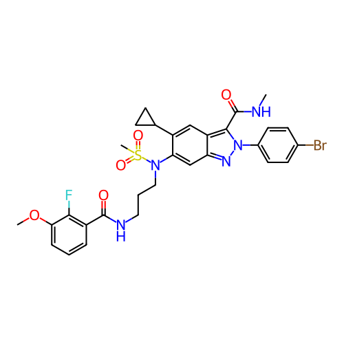 Chemical structure of BindingDB Monomer ID 103274