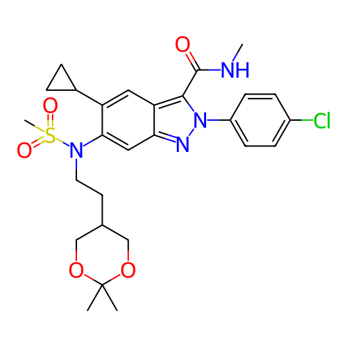 Chemical structure of BindingDB Monomer ID 103280