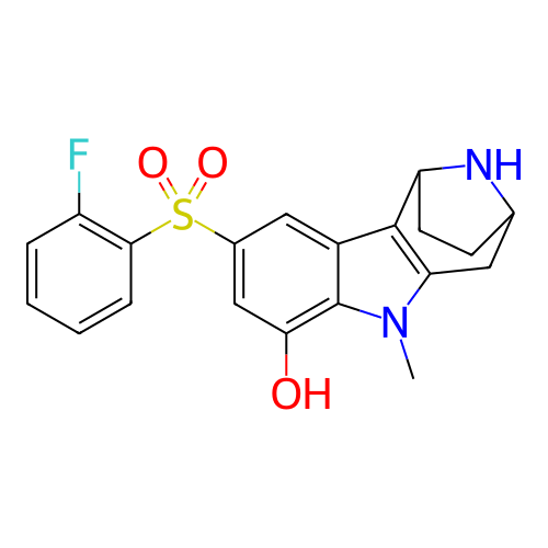Chemical structure of BindingDB Monomer ID 104447