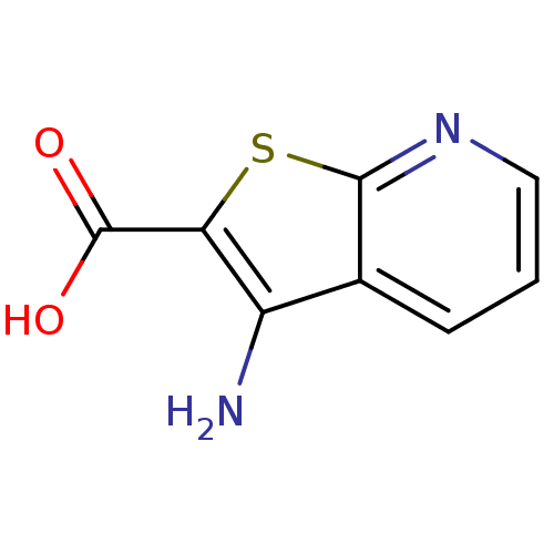 Chemical structure of BindingDB Monomer ID 105192