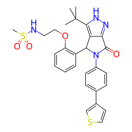 Chemical structure of BindingDB Monomer ID 106258