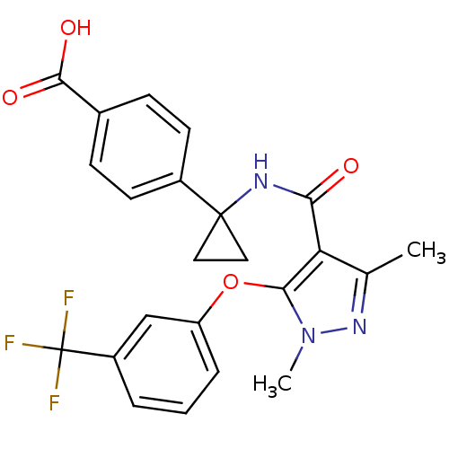 Chemical structure of BindingDB Monomer ID 119445