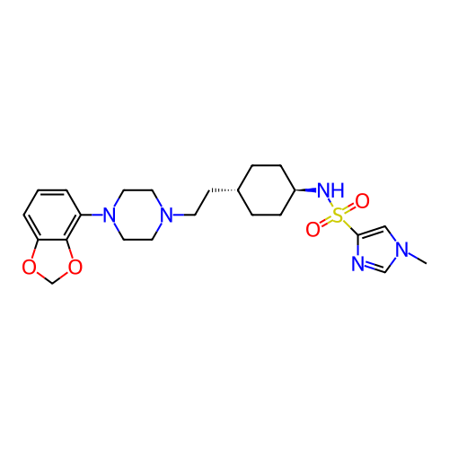 Chemical structure of BindingDB Monomer ID 121522