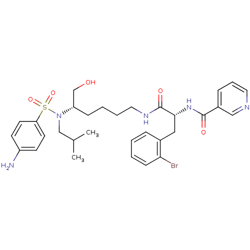 Chemical structure of BindingDB Monomer ID 122987