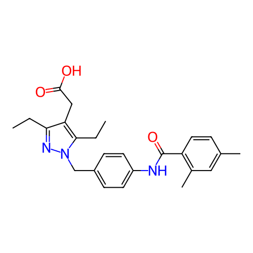 Chemical structure of BindingDB Monomer ID 127132