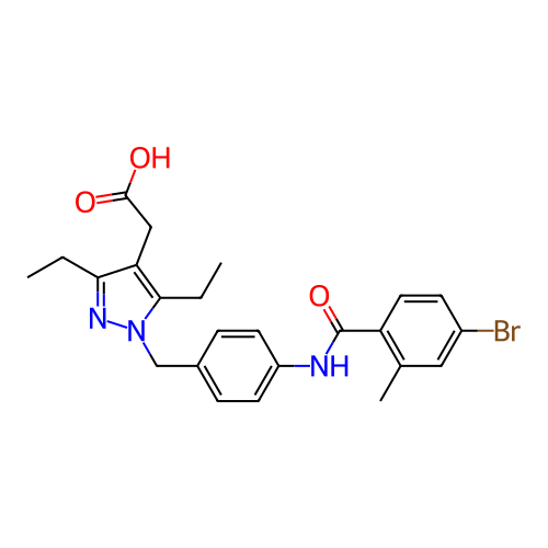 Chemical structure of BindingDB Monomer ID 127134