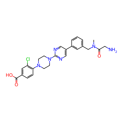 Chemical structure of BindingDB Monomer ID 129007