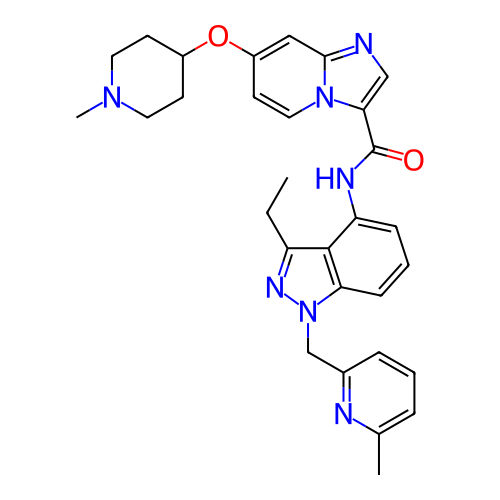Chemical structure of BindingDB Monomer ID 131986