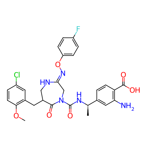 Chemical structure of BindingDB Monomer ID 134261