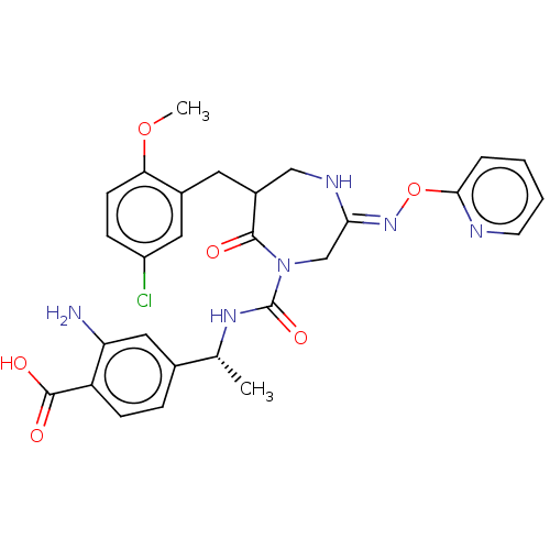 Chemical structure of BindingDB Monomer ID 134263