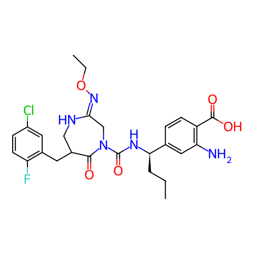 Chemical structure of BindingDB Monomer ID 134281