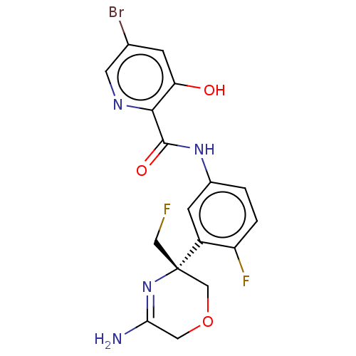 Chemical structure of BindingDB Monomer ID 134380