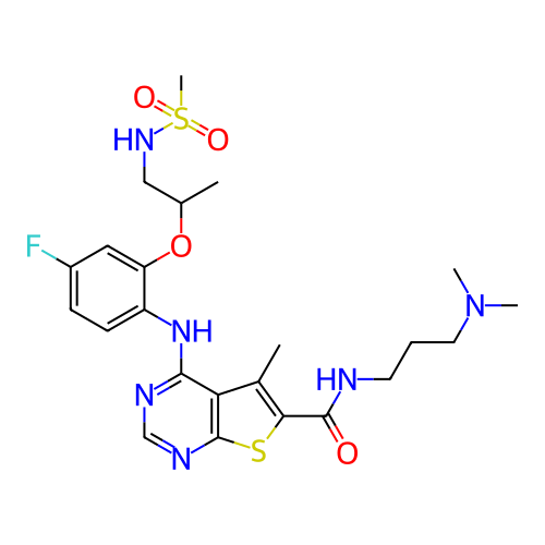 Chemical structure of BindingDB Monomer ID 136156