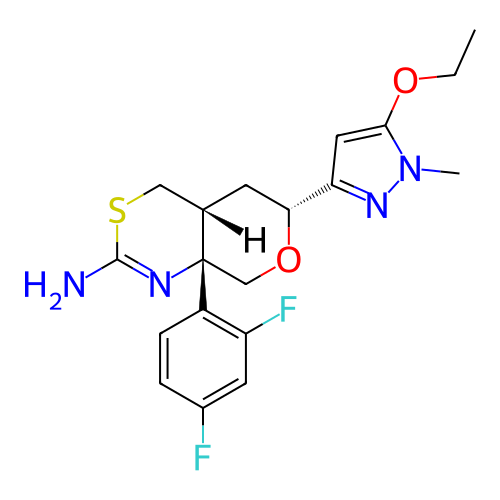 Chemical structure of BindingDB Monomer ID 136582