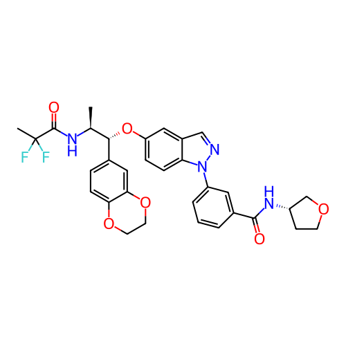 Chemical structure of BindingDB Monomer ID 141371