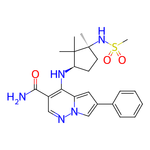 Chemical structure of BindingDB Monomer ID 141460