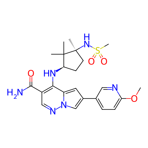 Chemical structure of BindingDB Monomer ID 141496