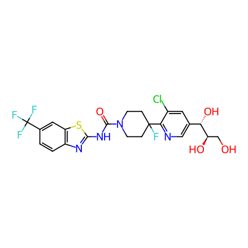 Chemical structure of BindingDB Monomer ID 141519